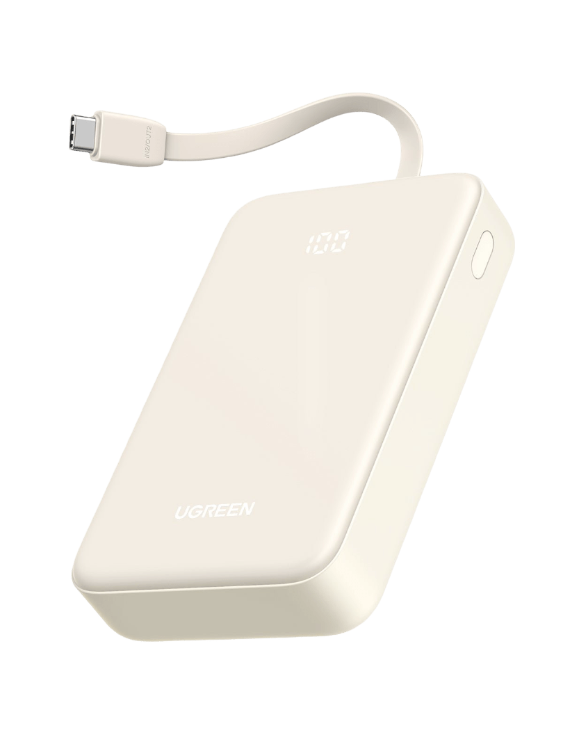 UGREEN Power Bank 20000mAh 22.5W with Built-in USB-C Cable